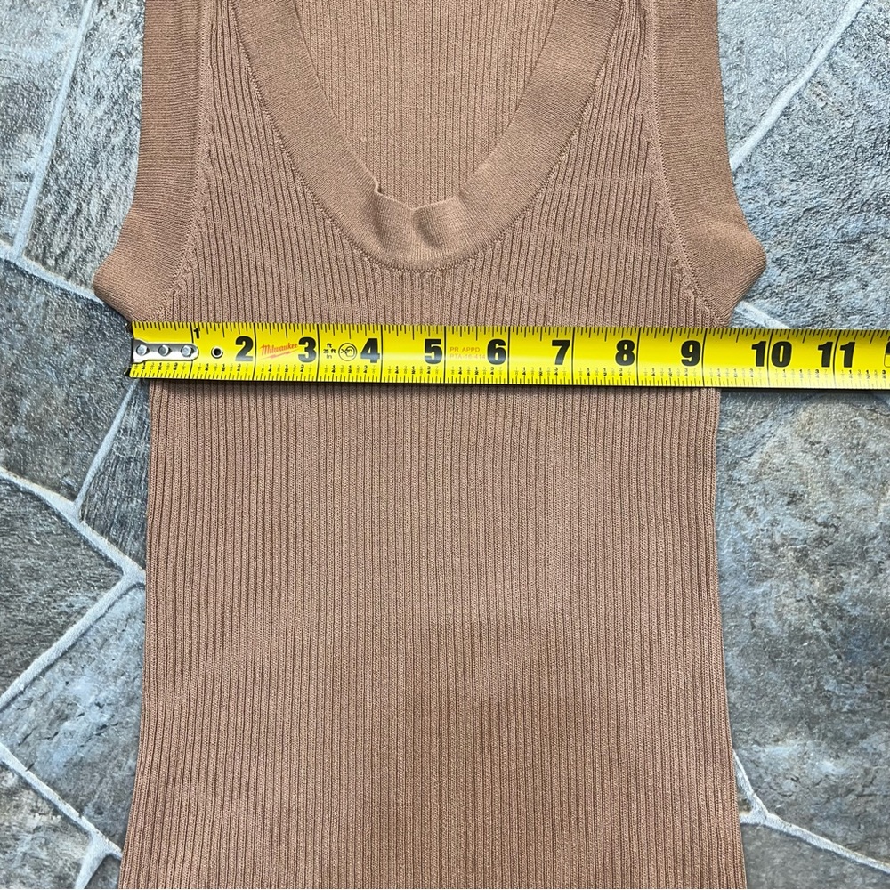 Zara Knit Ribbed Tank Top - Picture 7 of 9
